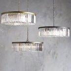 Leyland Round Chandelier material and finish detail