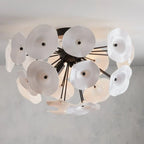 Lily Flushmount in Black lighting fixture by Bling Lighting Studio