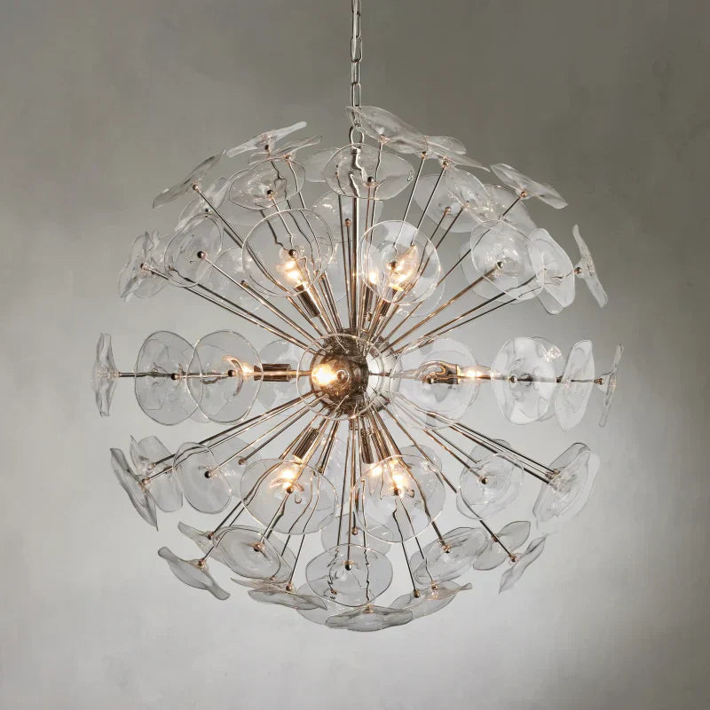 Lily Round Chandelier detail view