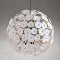 Lily Round Chandelier in Black by Bling Lighting Studio