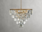 Leyland Tiered Round Chandelier detail view