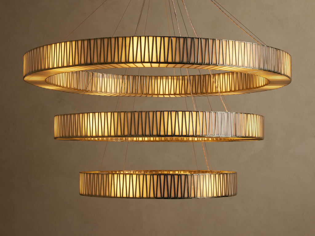 Jeunet 3-Tier Round Chandelier by Bling Lighting Studio