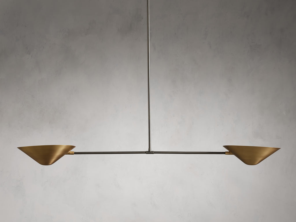 Simms 2-Light Linear Chandelier