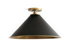 Arno Large Flushmount in Black