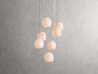 Arica Alabaster Round Chandelier