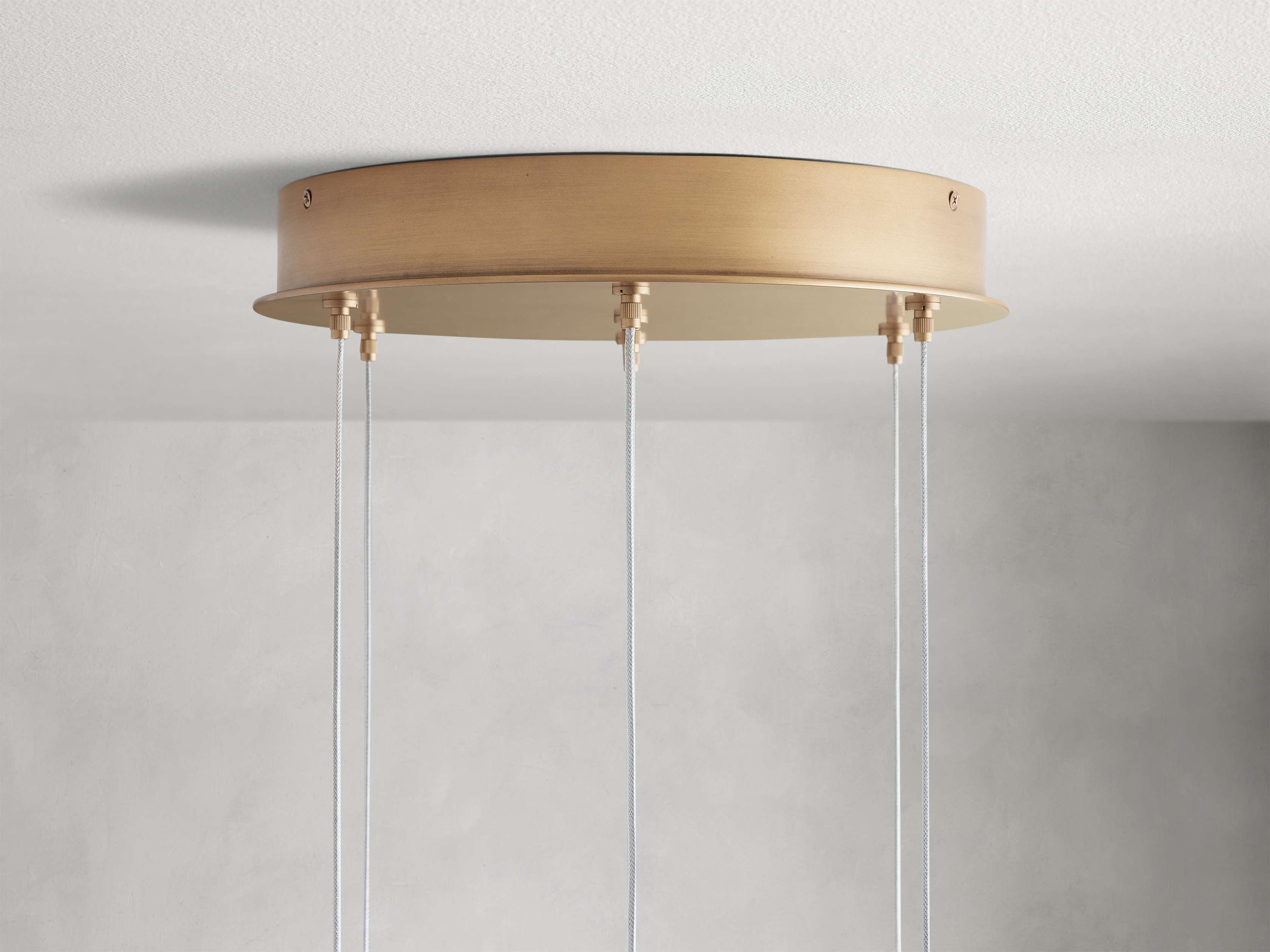 Arica Alabaster Round Chandelier