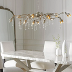 Viticcio Rectangular Chandelier in Silver product image
