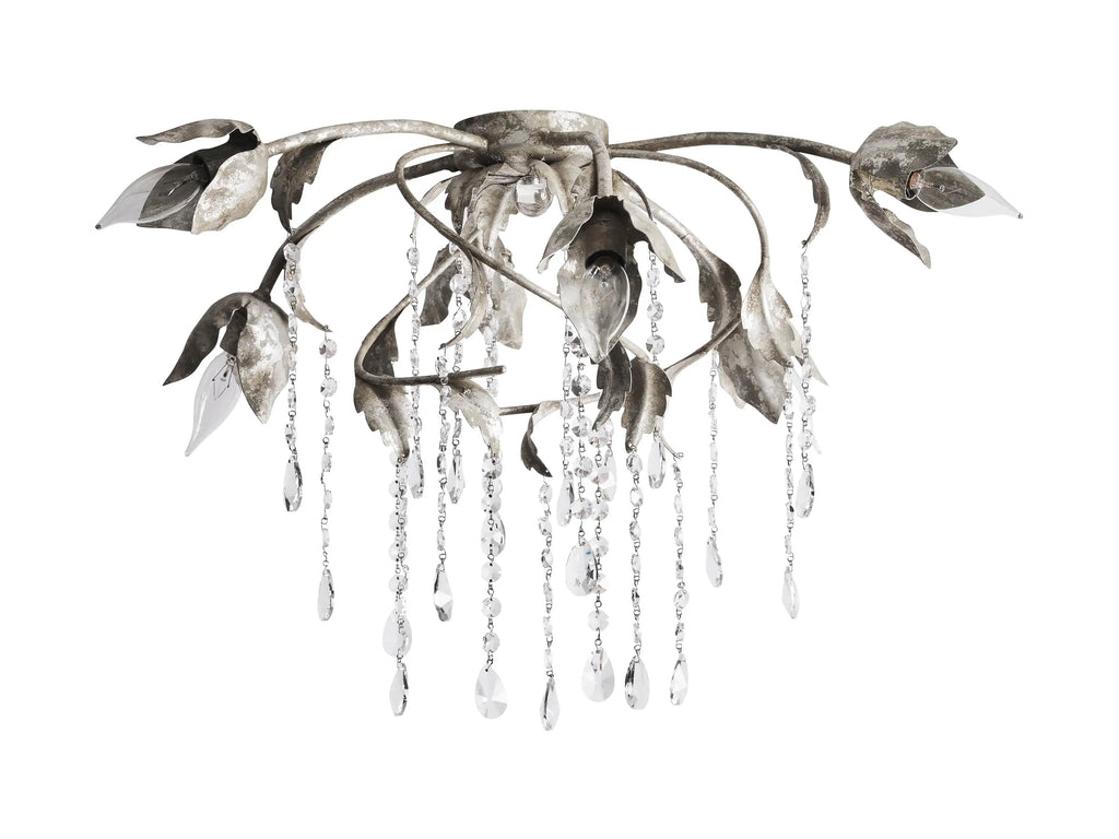 Viticcio Flushmount lighting fixture material and finish detail
