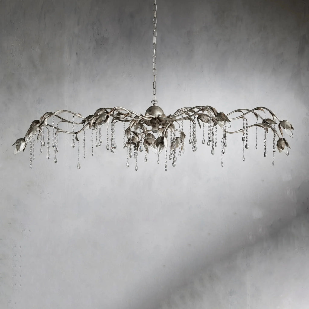 Viticcio Rectangular Chandelier in Silver product image
