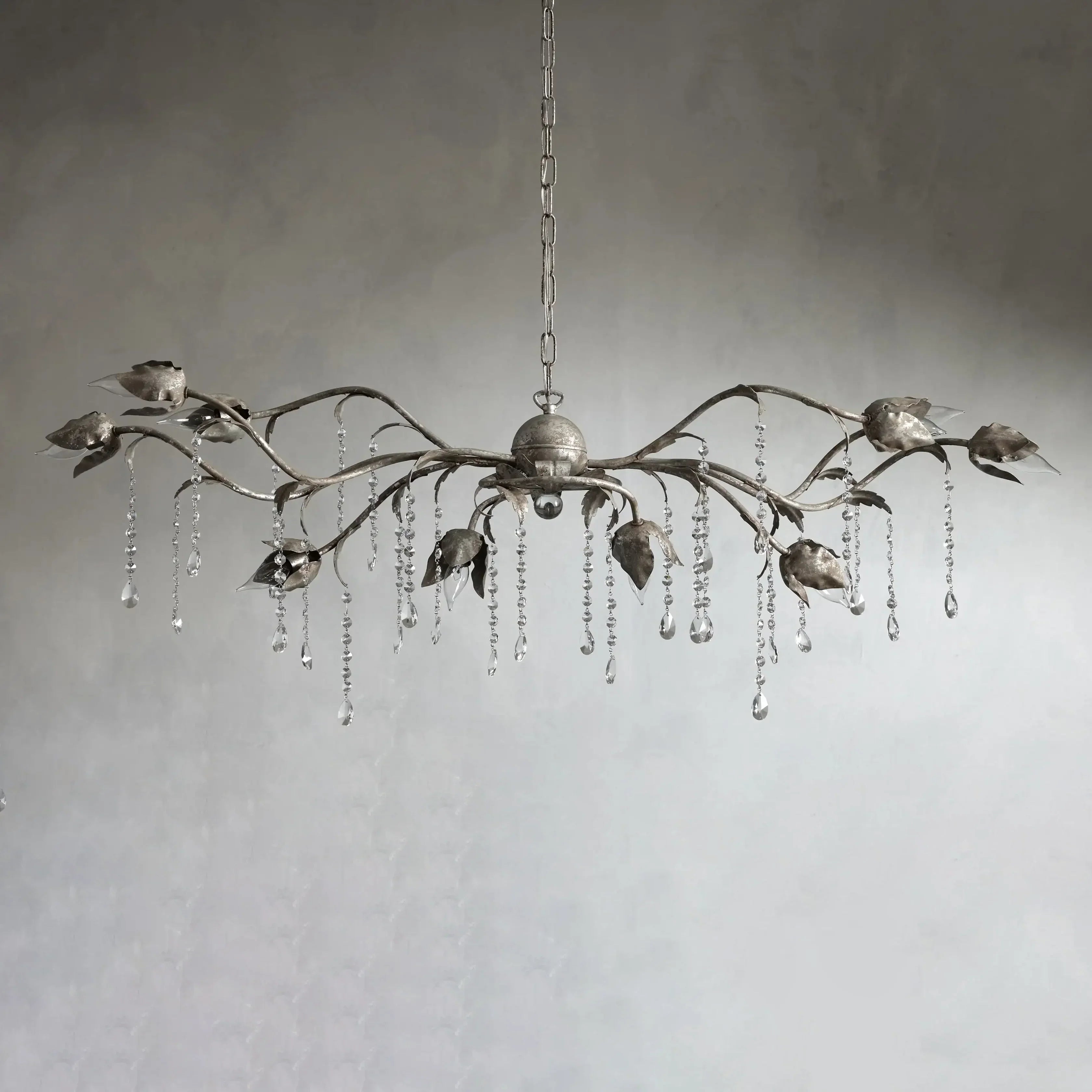 Viticcio Rectangular Chandelier in Silver product image