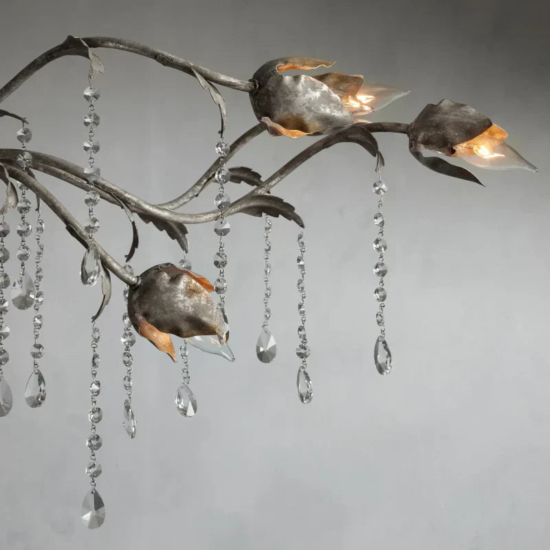 Viticcio Rectangular Chandelier in Silver product image