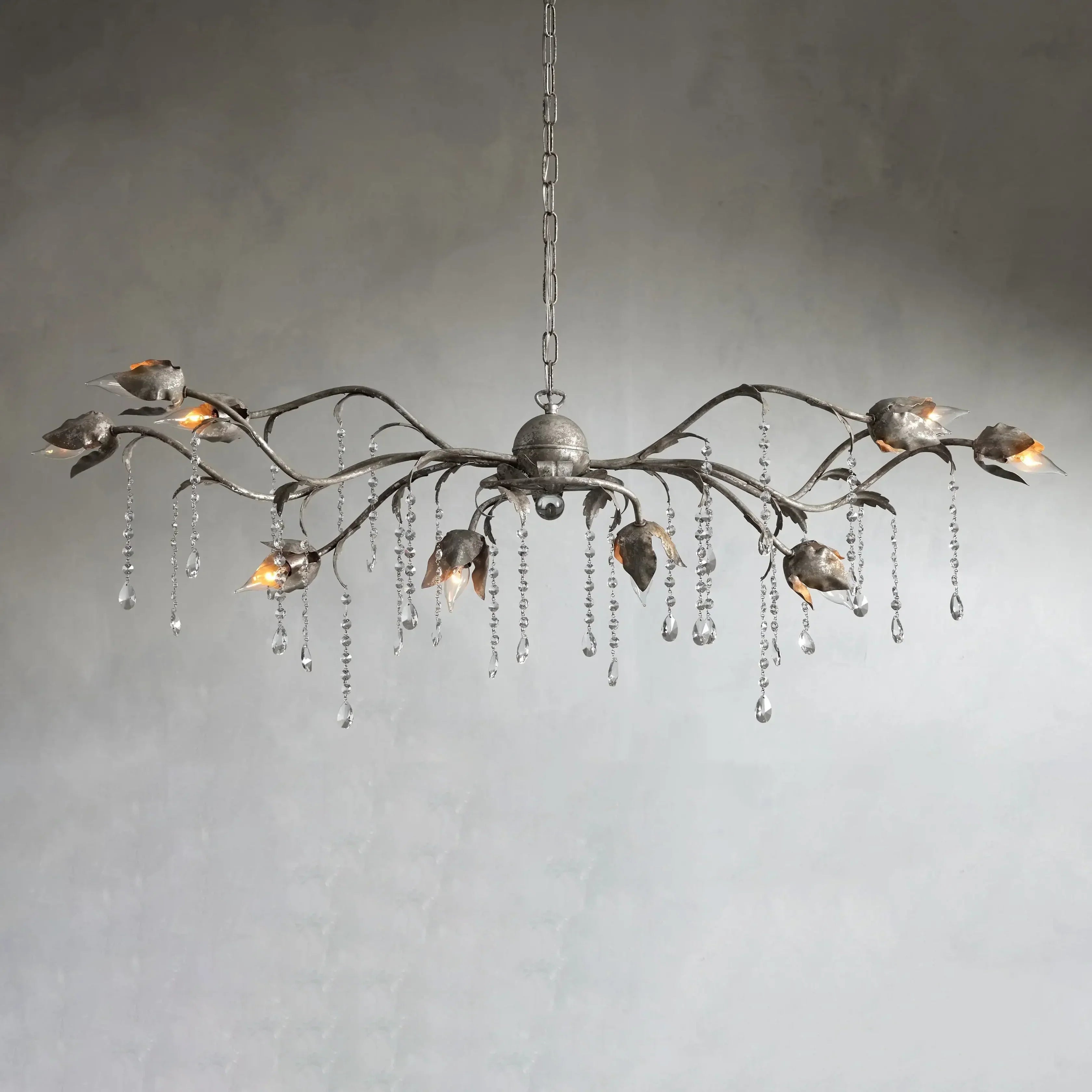 Viticcio Rectangular Chandelier in Silver product image