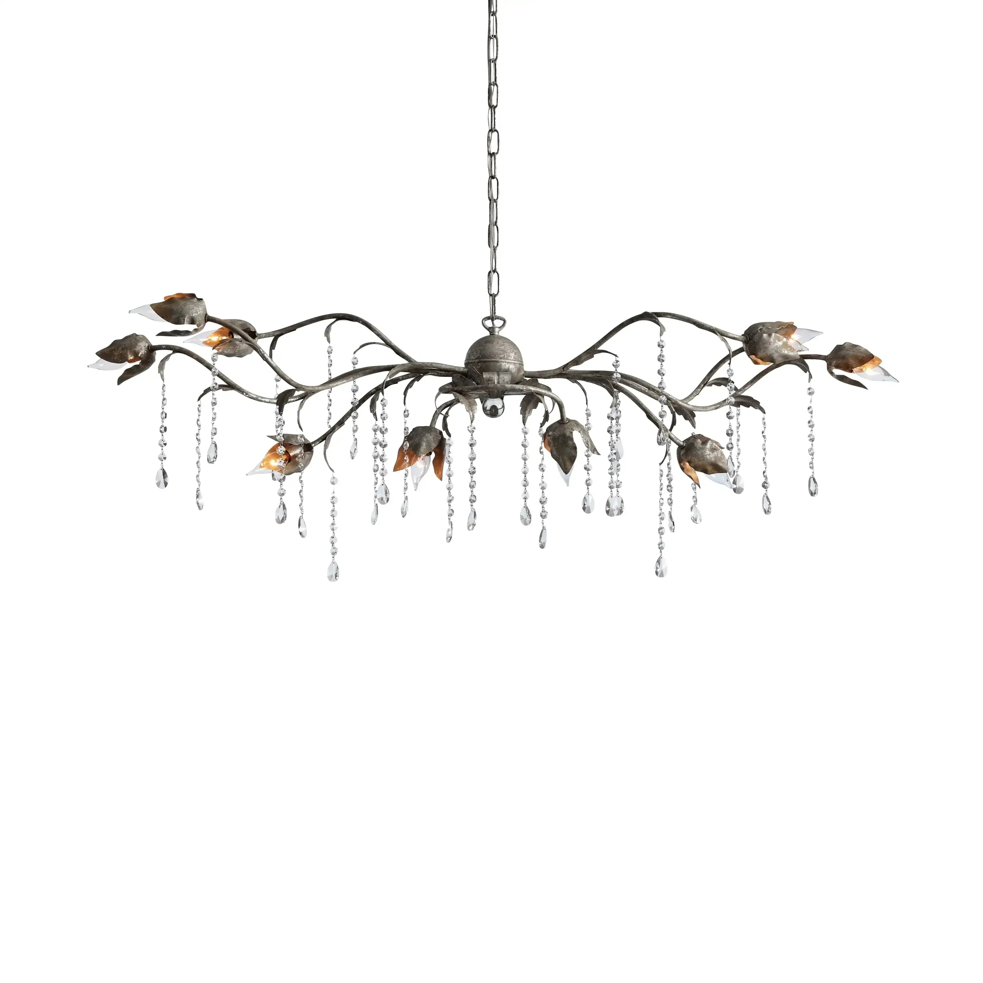 Viticcio Rectangular Chandelier in Silver product image