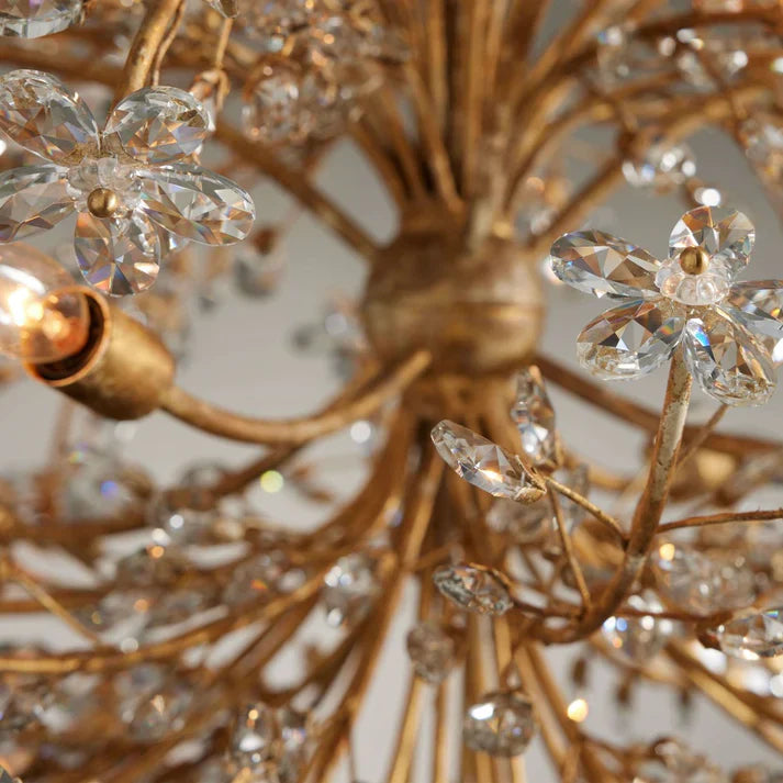 Fiore 8-Light Round Chandelier by Bling Lighting Studio