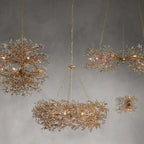 Fiore 8-Light Round Chandelier by Bling Lighting Studio