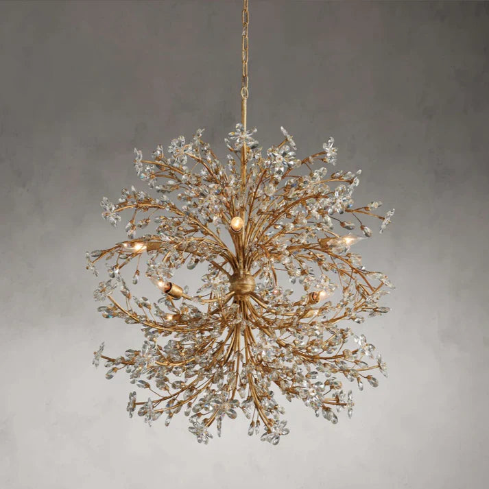 Fiore 8-Light Round Chandelier by Bling Lighting Studio