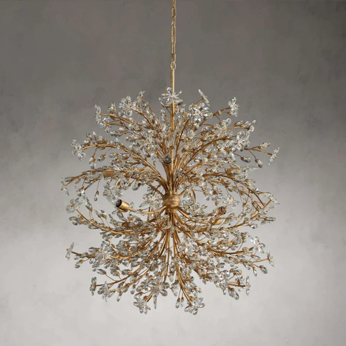 Fiore 8-Light Round Chandelier by Bling Lighting Studio