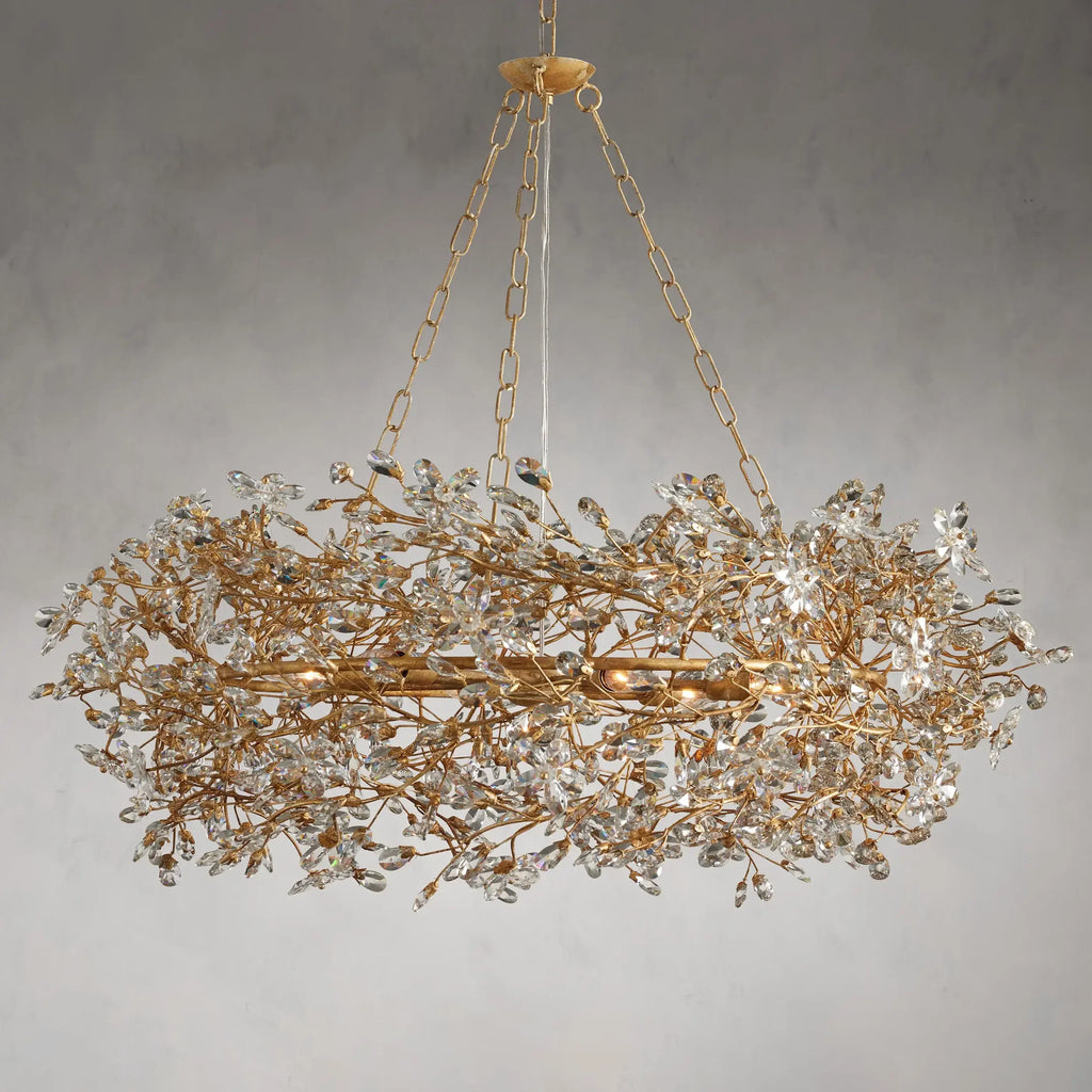 Fiore Crown Chandelier 39"