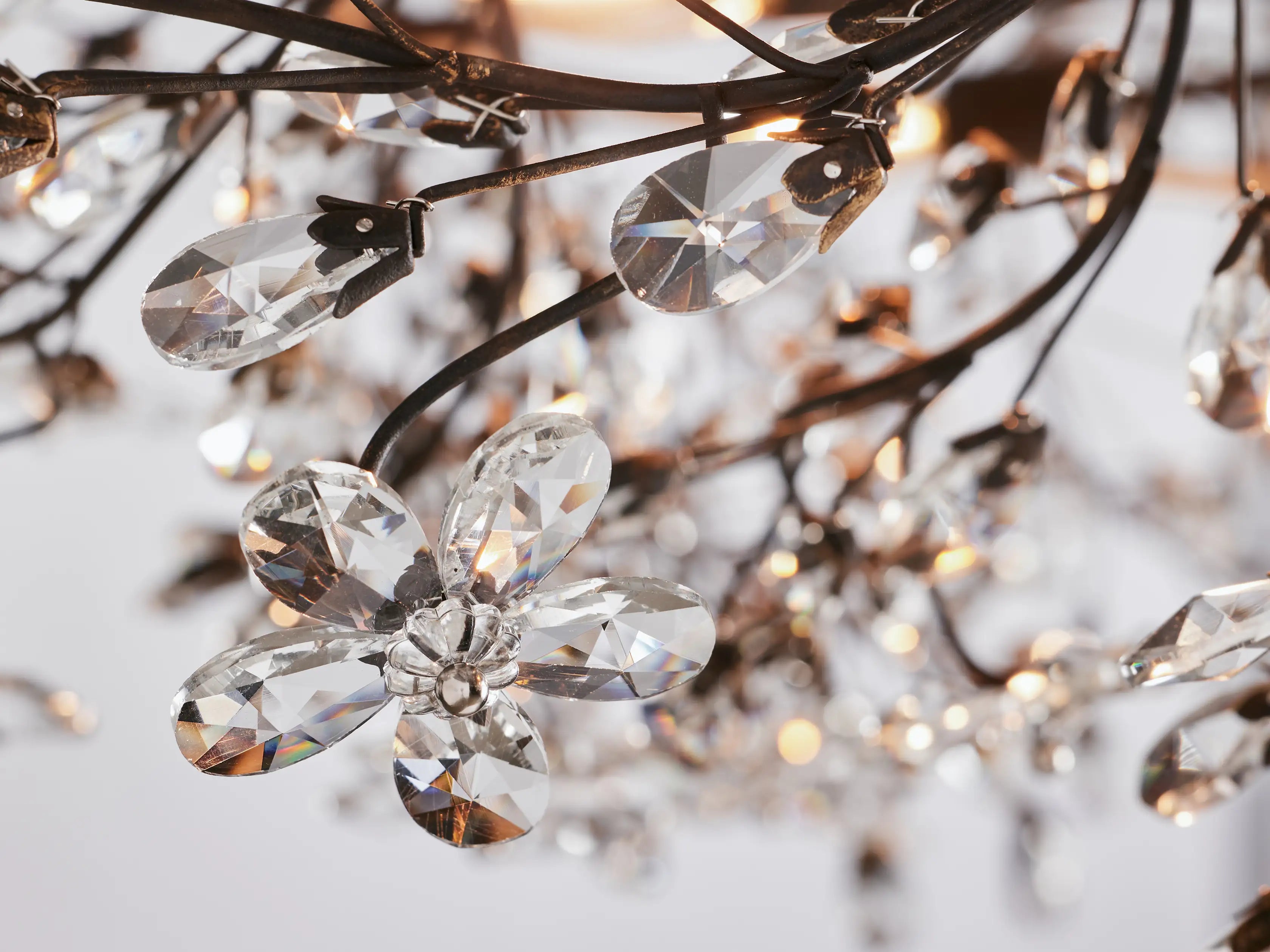 Fiore Crown Chandelier 39"