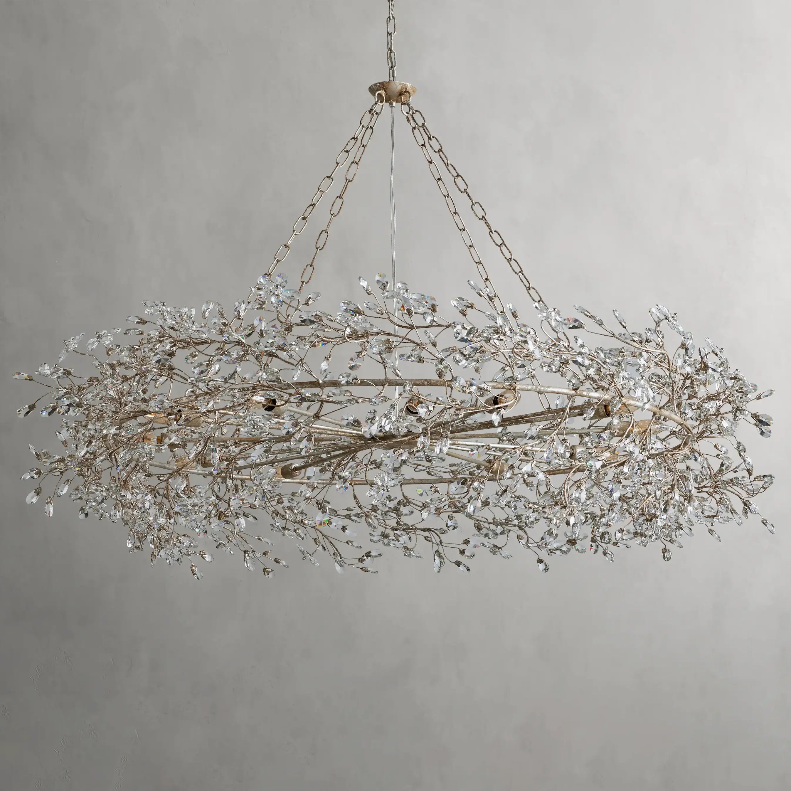 Fiore Crown Chandelier 32"