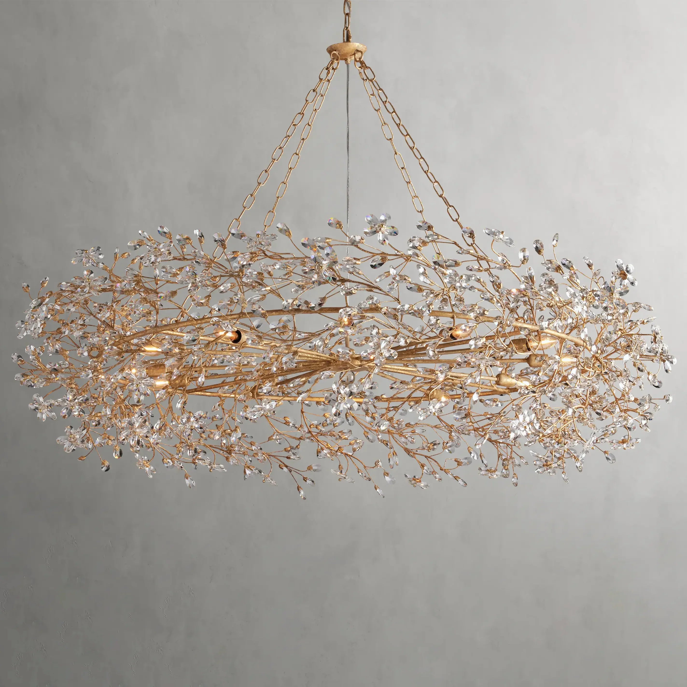 Fiore Crown Chandelier 39"