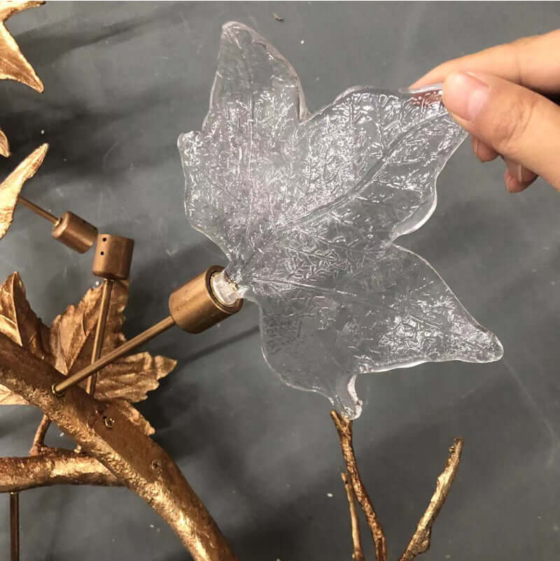 Mable Leaf Branch Wall Sconce product image