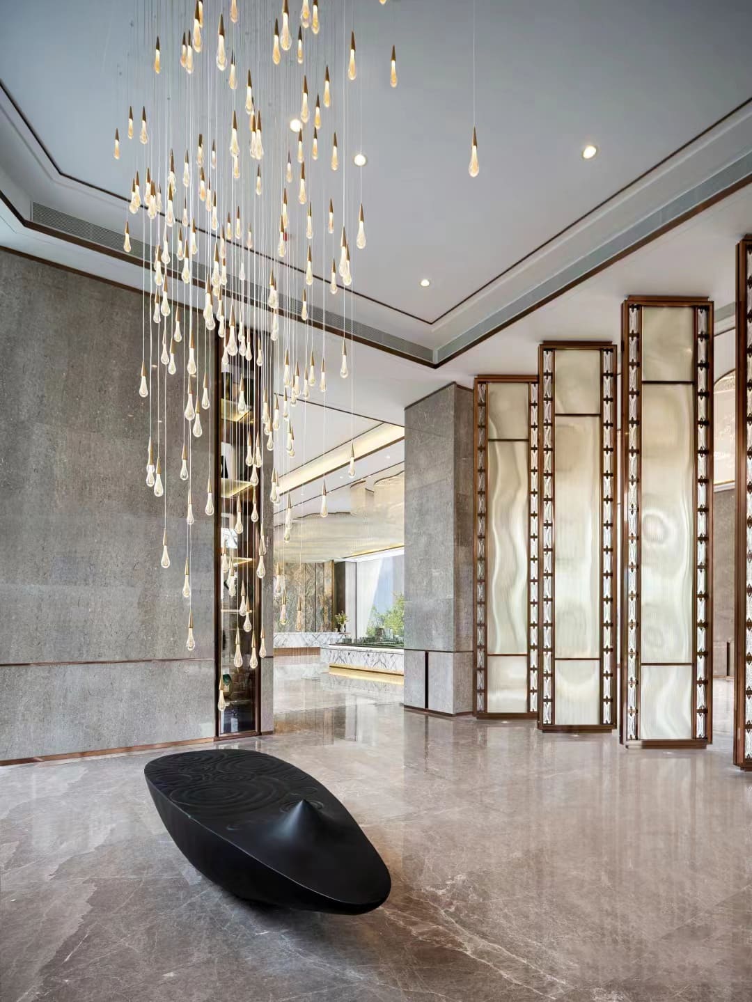 Soltairer Linear Chandelier 37'' 70''w additional product view