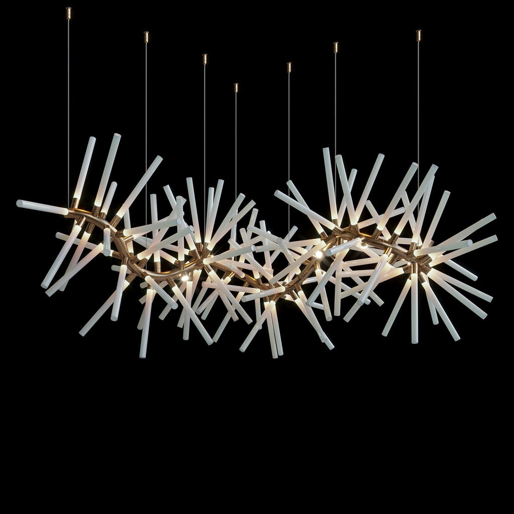 Crystal Starburst Branch Chandelier