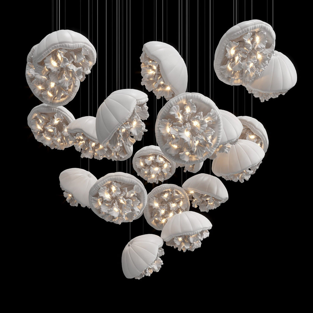 Violet Jelly Bloom Chandelier