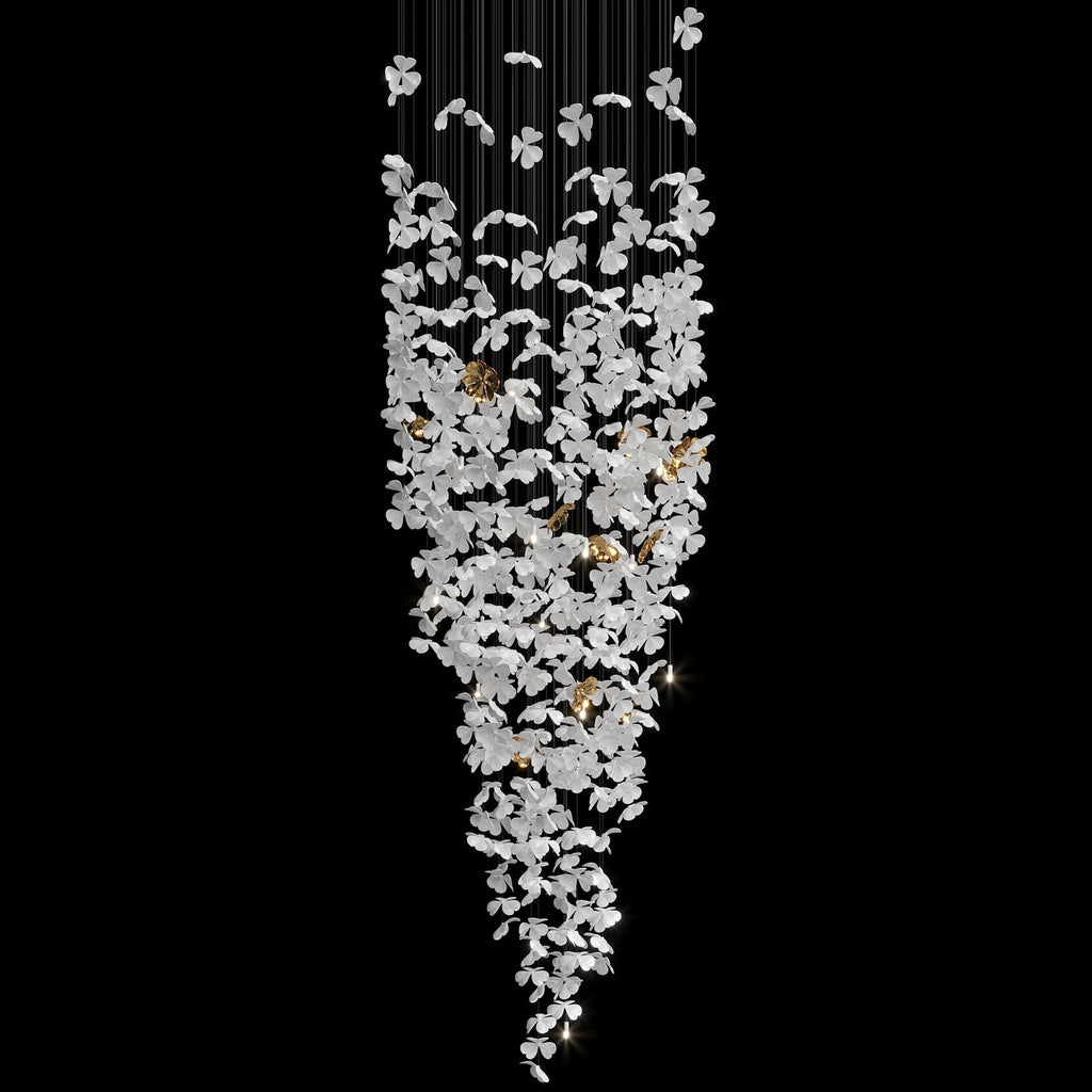 White Butterfly Cloud Chandelier