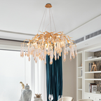 Iris Raindrop Crystal Branch Chandelier product image