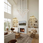 Soltaire Round Chandelier 17'' 24'' 36'' 40'' 58''D product image