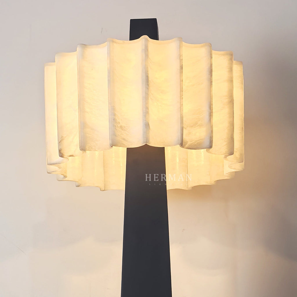 Alabaster Pantheon Floor Lamp