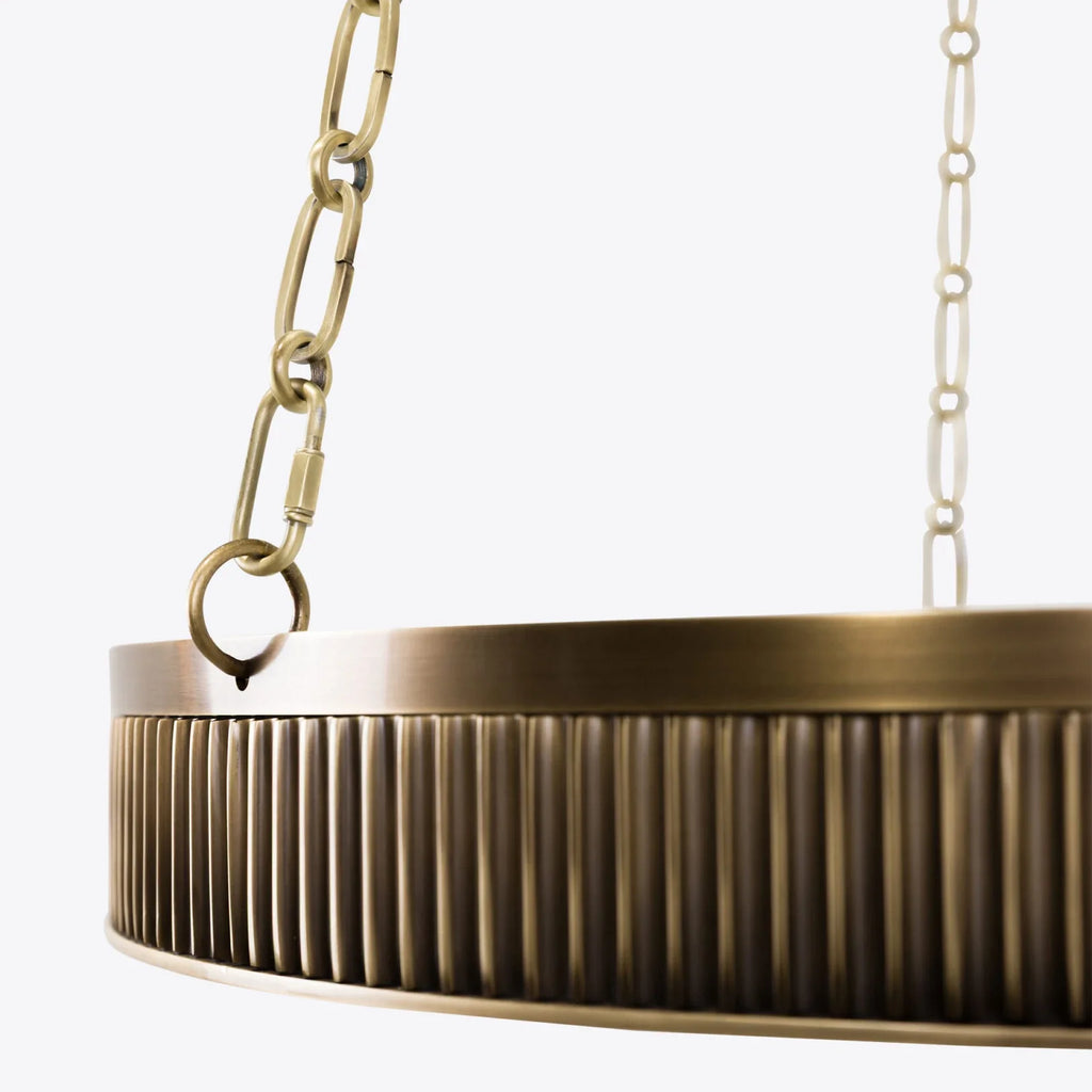Chaplin Alabaster Plafonnier Chandelier