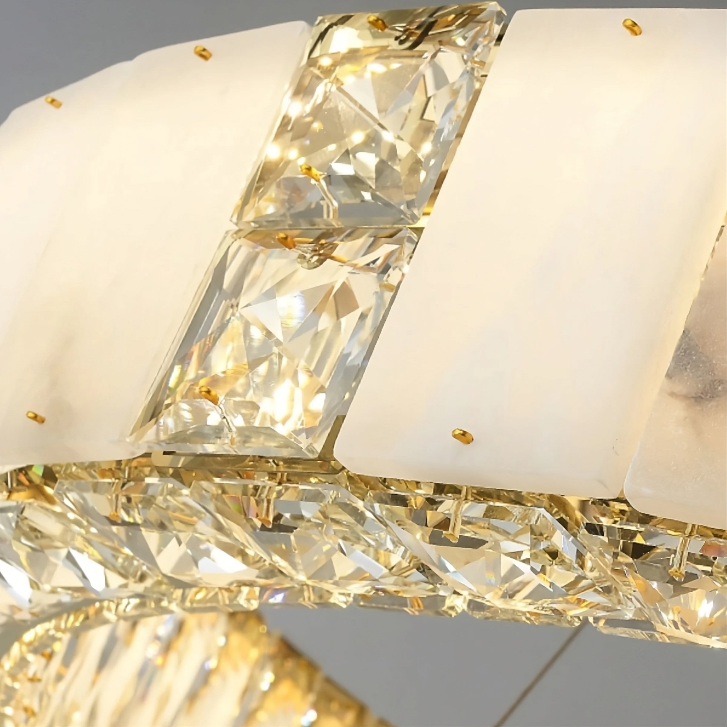Stafford Alabaster Crystal Chandelier product image