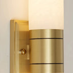 Solenne Alabaster & Brass Wall Sconce additional product view