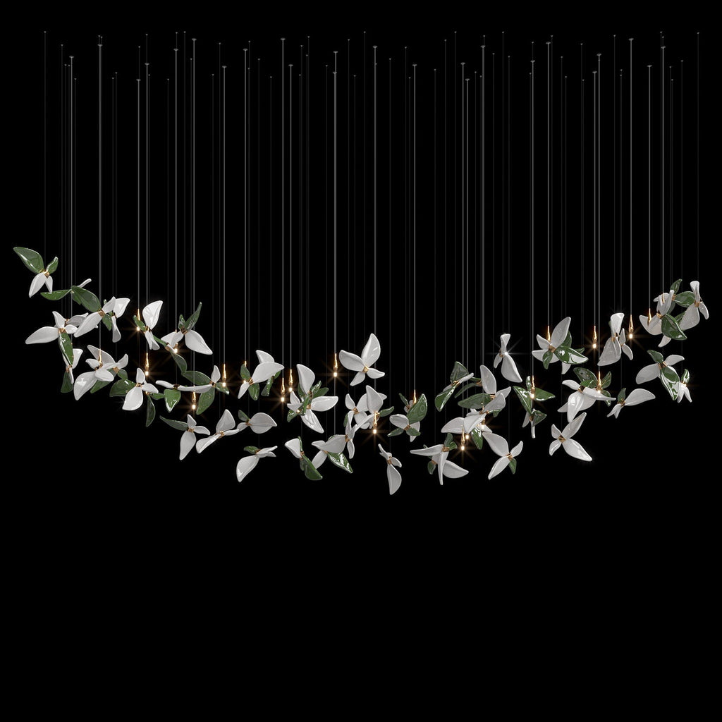 Smoke Butterfly Flight Chandelier