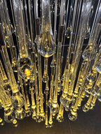 Crystal Tube Rain Chandelier