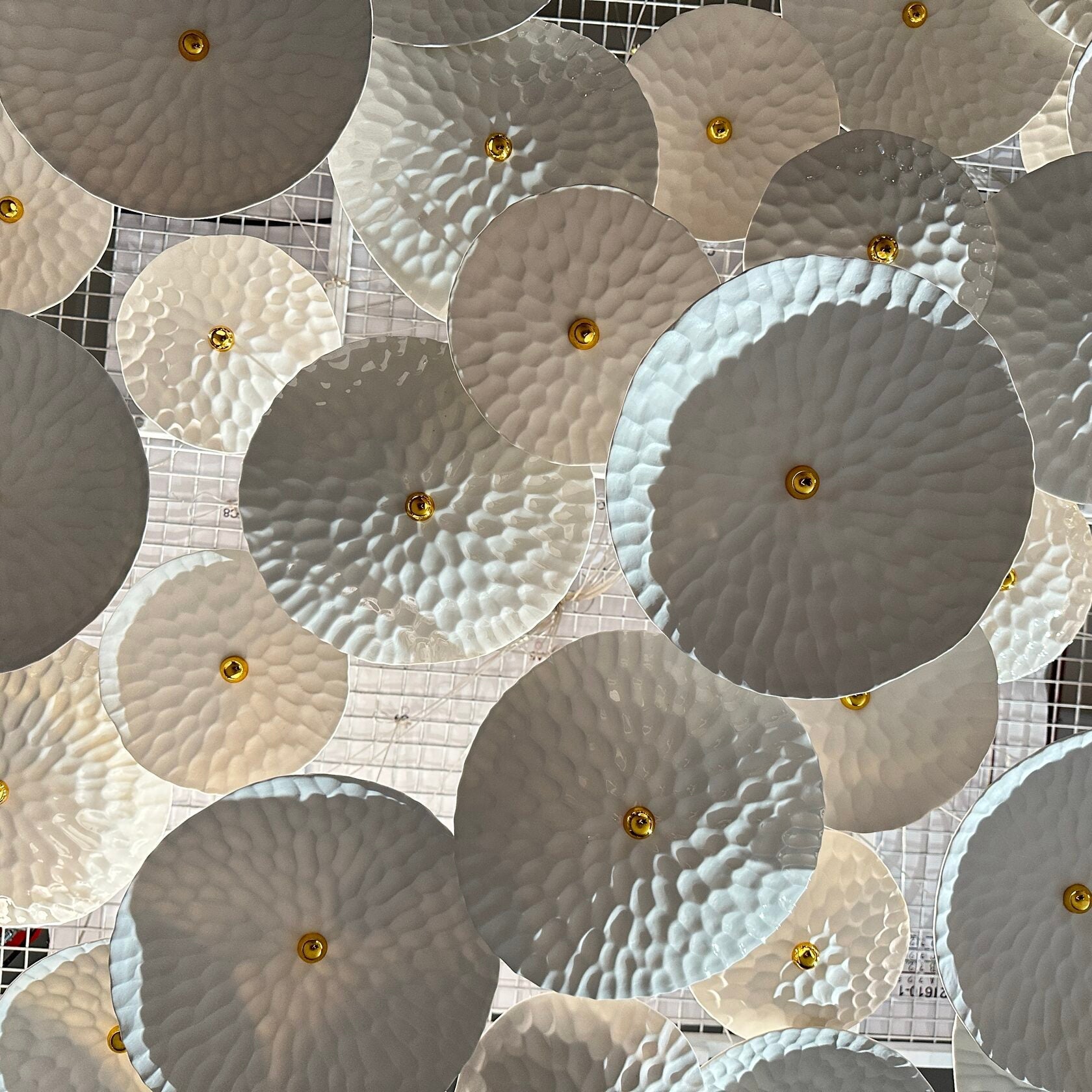 Ivory Pebble Cloud Chandelier
