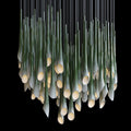 Green Trumpet Cluster Chandelier