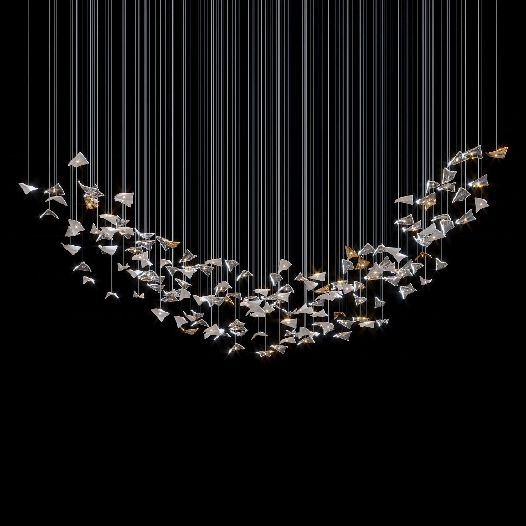 Manta Cloud Cascade Chandelier