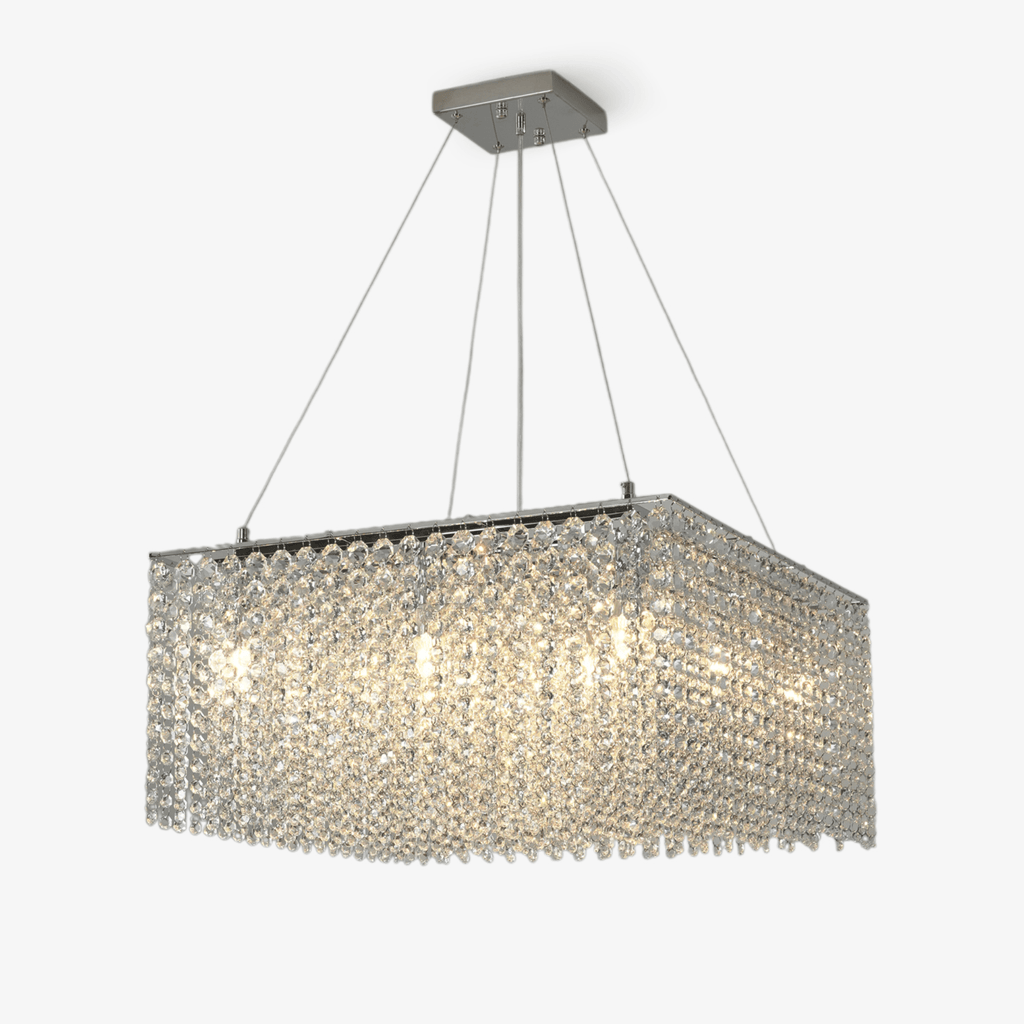 Crystal Frame Chandelier Crystal lighting by Bling Lighting Studio