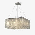Crystal Frame Chandelier Crystal lighting by Bling Lighting Studio