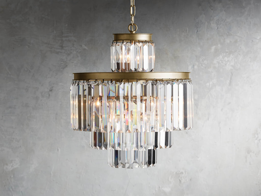 Leyland 11-Light Chandelier detail view
