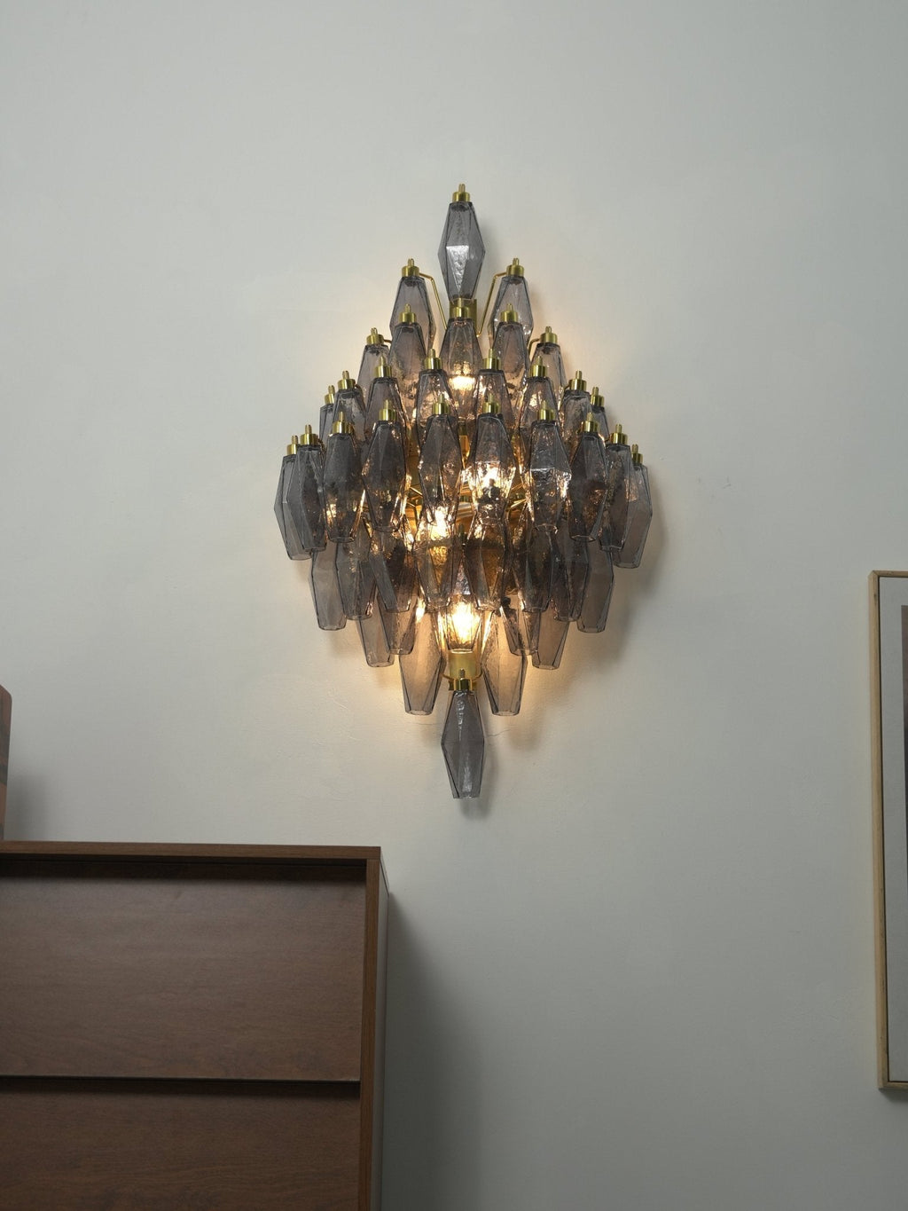 Sorrento Wall Light Glass lighting by Bling Lighting Studio