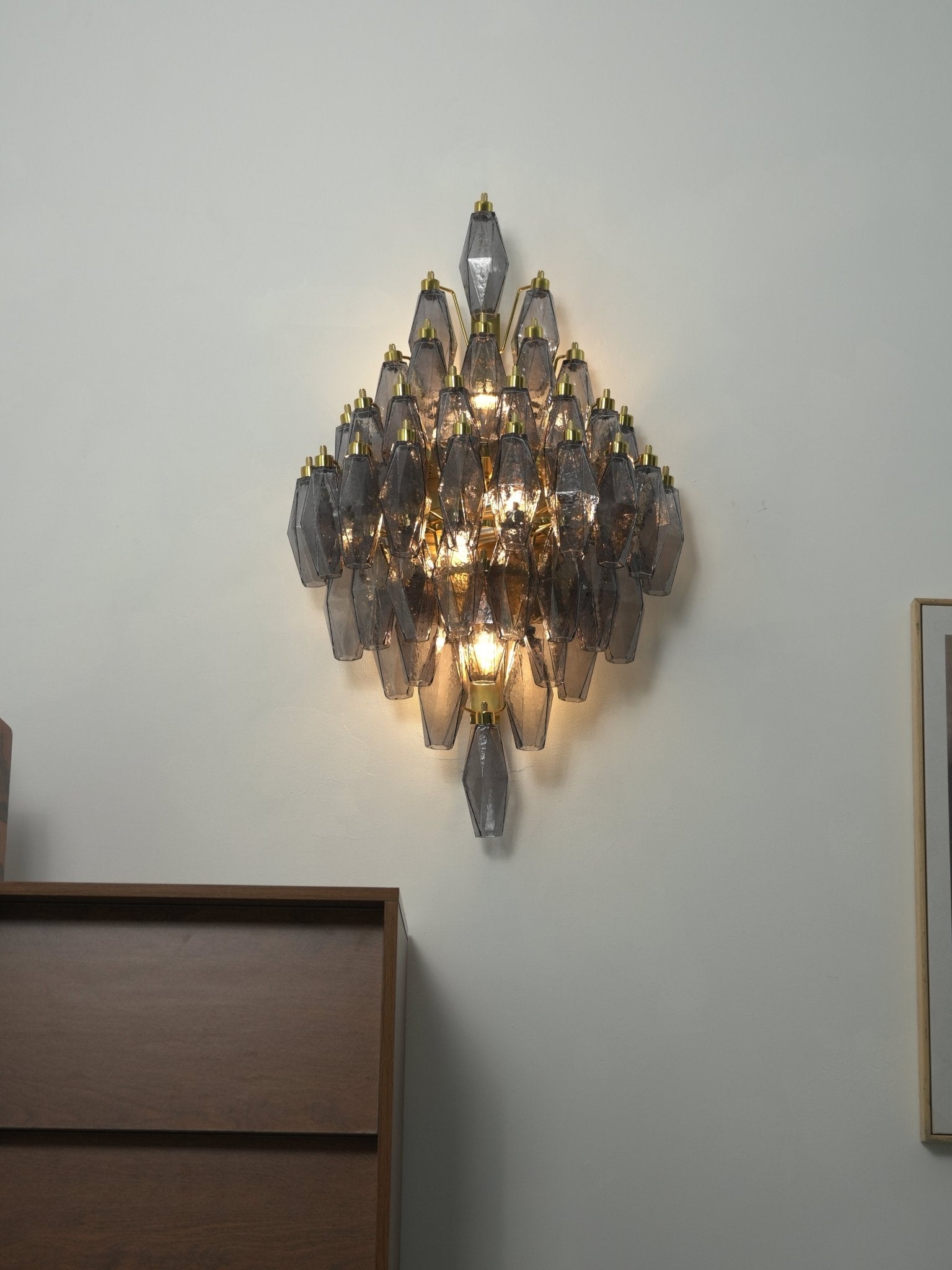 Sorrento Wall Light Glass lighting by Bling Lighting Studio