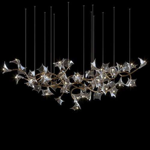 Monochrome Manta Vine Chandelier