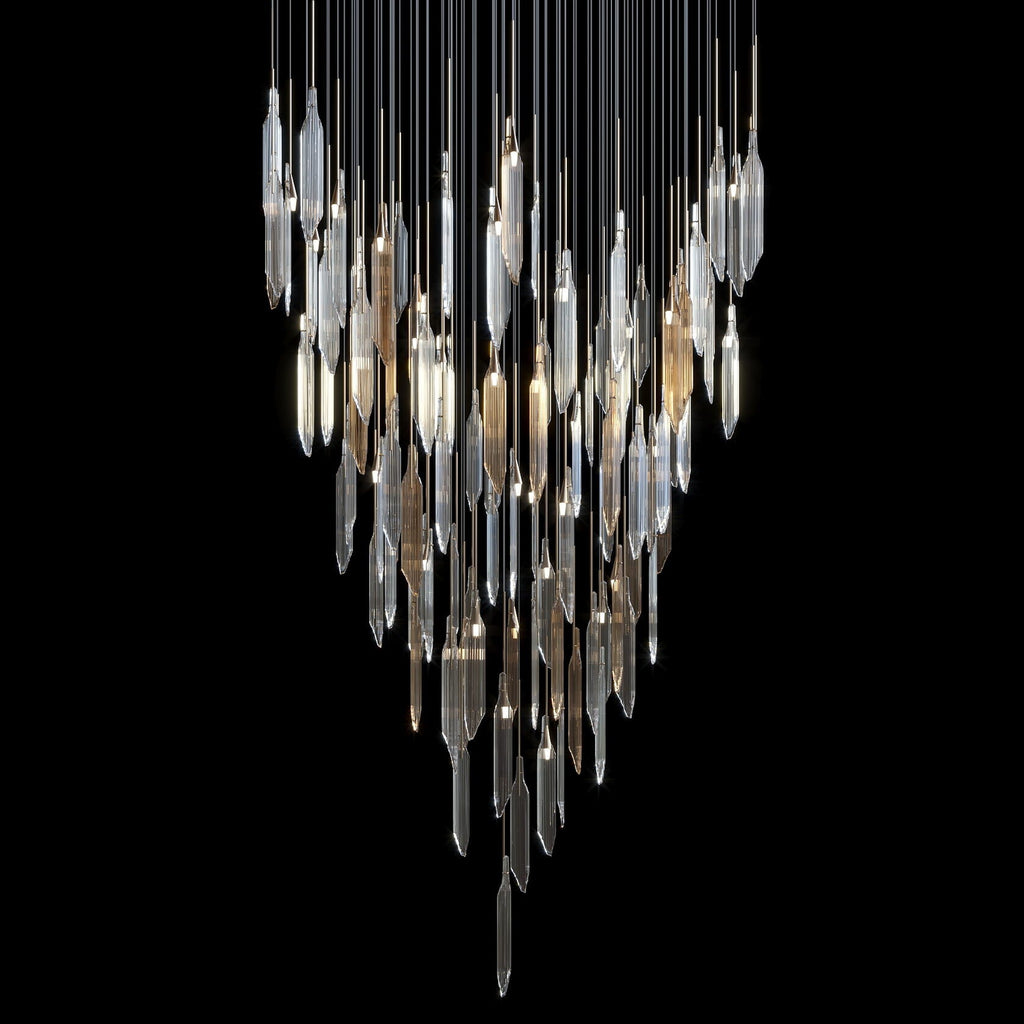 Crystal Icicle Rain Chandelier