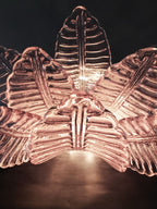 Murano Wall Lamp | 10 Pink Felci Glass | Set of 2