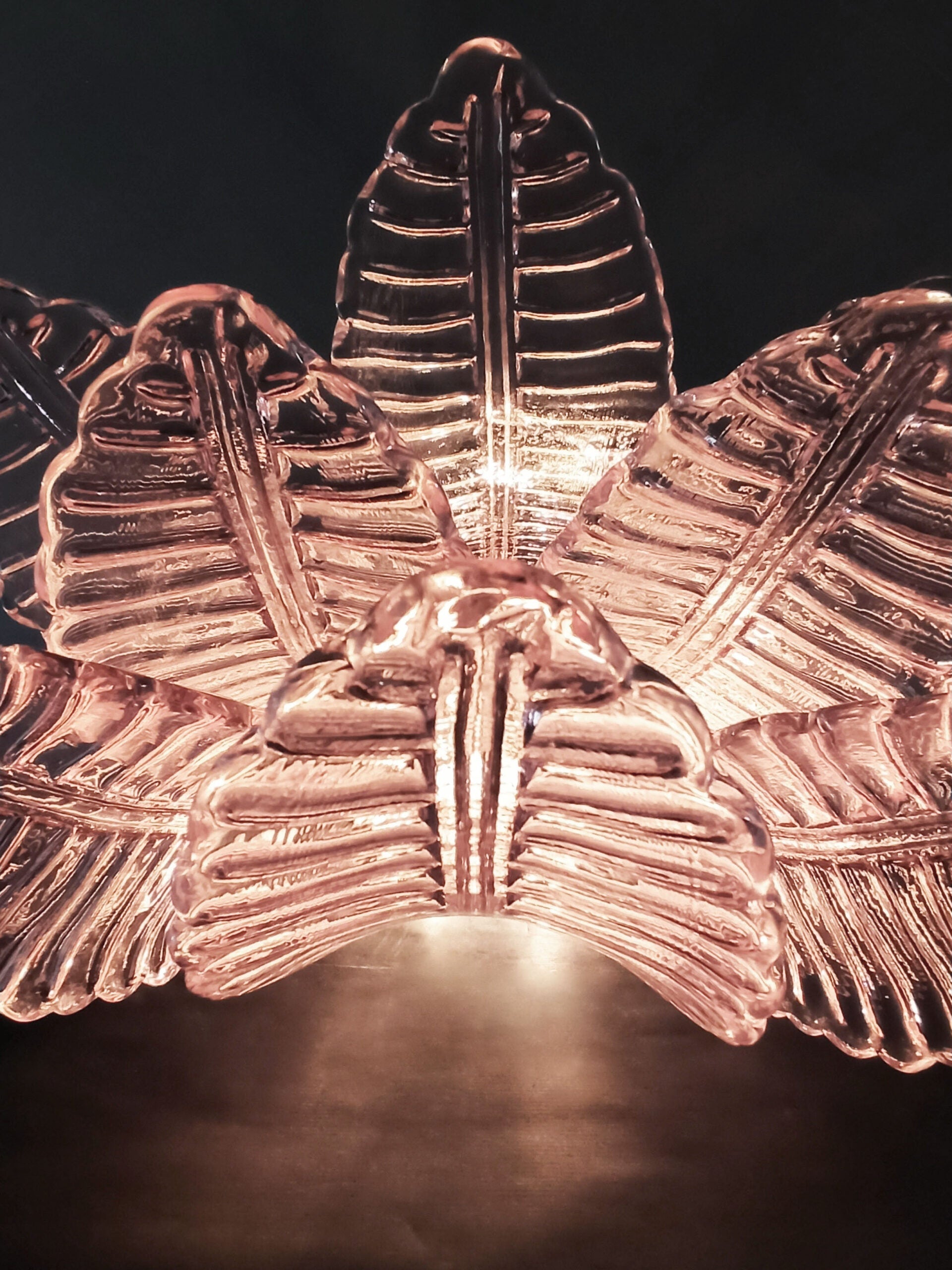 Murano Wall Lamp | 10 Pink Felci Glass | Set of 2